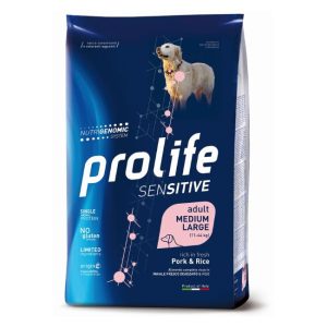 Prolife sensitive adult medium large maiale e riso 10KG