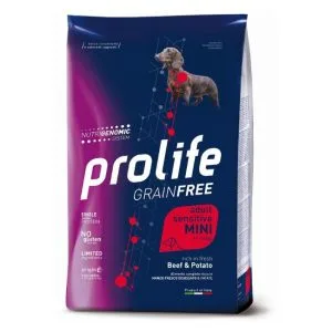 Prolife grainfree adult sensitive mini manzo e patate 2KG