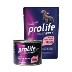Prolife grainfree adult sensitive mini agnello e patate