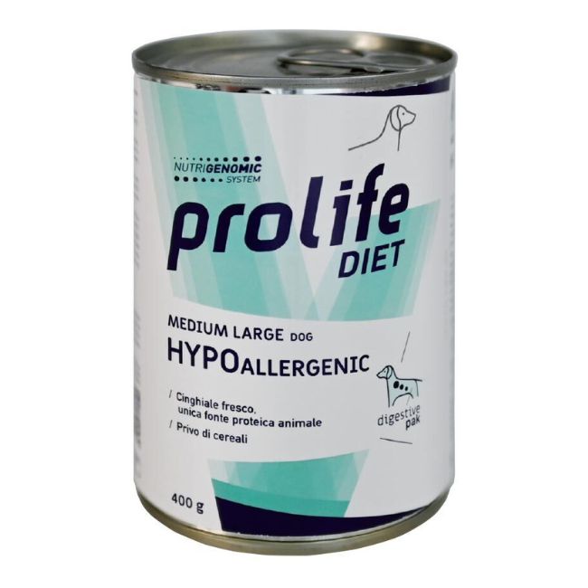 Prolife dog veterinary formula hypoallergenic cinghiale 400GR