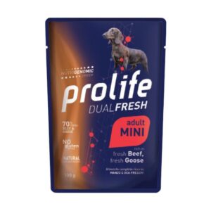 Prolife dualfresh adult mini manzo e oca 100GR