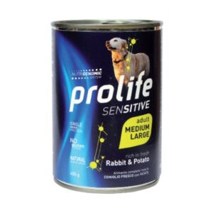 Prolife sensitive adult medium large coniglio e patate 800GR