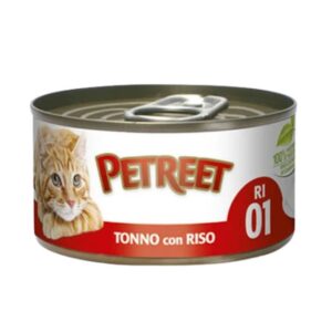 Petreet A60 tonno riso 85gr