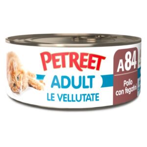 Petreet adult le vellutate A84 vellutate pollo con fegatini 70GR