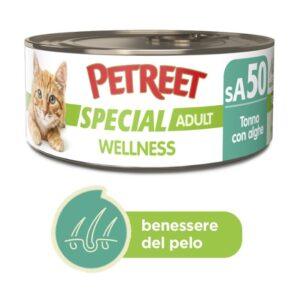 Petreet special wellness tonno con alghe per la salute del pelo 70gr