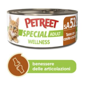 Petreet special wellness tonno con carote e zucca salute delle aricolazione 70gr