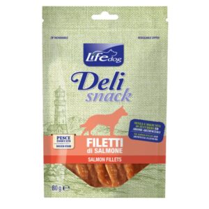 Life dog deli snack filetti di salmone 80GR