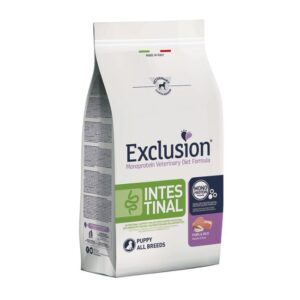 Exclusion veterinary diet intestinal maiale e riso puppy all breeds 12KG