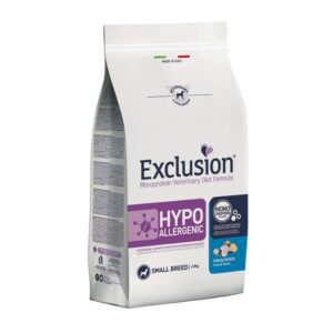Exclusion veterinary diet hypoallergenic pesce e patate small breed  2KG