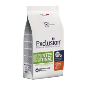 Exclusion veterinary diet intestinal maiale e riso medium&large breed 12KG
