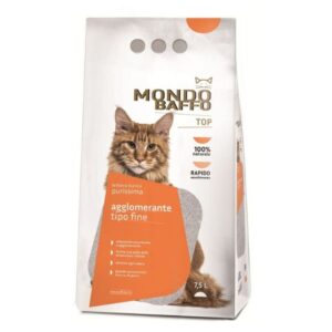 Mondo baffo lettiera agglomerante tipo fine 7,5L