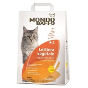 Mondo baffo lettiera vegetale agglomerante legno di abete 20L