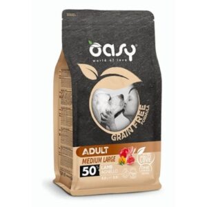 Oasy grain free adult medium/large agnello 12KG