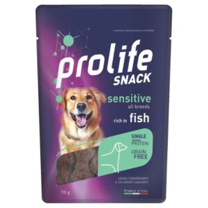 Prolife dog snack sensitive monoproteico al pesce 90gr