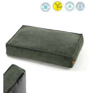 Cuscino brick velluto verde 60x100x15h sfoderabile