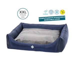 Cuccia rodi XXL nido d'ape blu/grigio 100x120 cm waterproof