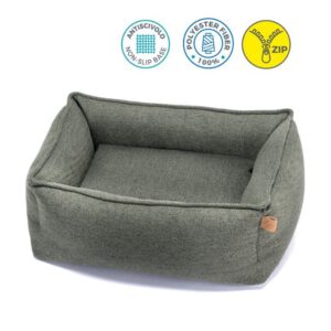 Cuccia elba snow verde 85x110 cm sfoderabile