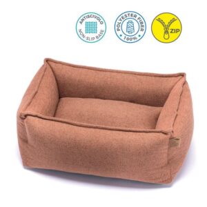 Cuccia elba snow terracotta 85x110 cm sfoderabile