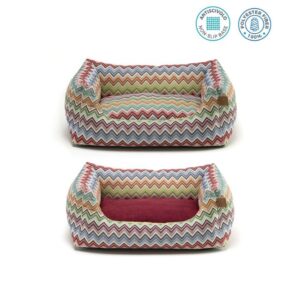 Cuccia rodi zig zag 45x60 cm cuscino estraibile