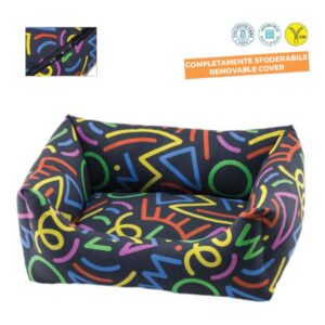 Cuccia rodi funny colors 60x70 cm sfoderabile cuscino fisso