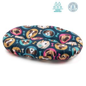Cuscino nettuno oxford dogs 70x50 cm water res