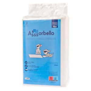 Asssorbello tappetini igenici basic con polimeri 60x90 100pz