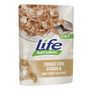 Life cat natural buste tonno con spigola 70GR