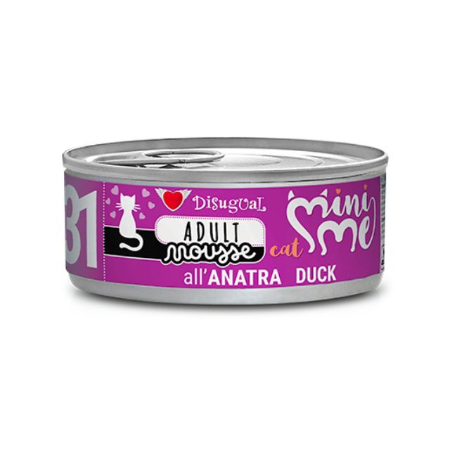 Disugual gatto  adult mini me 31 anatra mousse 85gr
