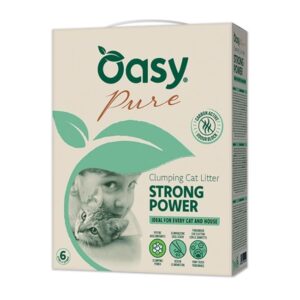Oasy pure Lettiera minerale Strong power 6L