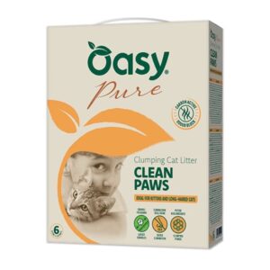 Oasy pure Lettiera minerale clean paws 10L
