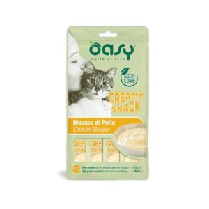 Oasy snack cat creamy pollo 4X15GR