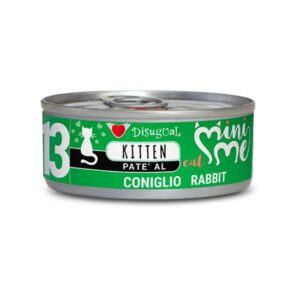 Disugual gatto  kitten mini me 13 coniglio patè 85gr