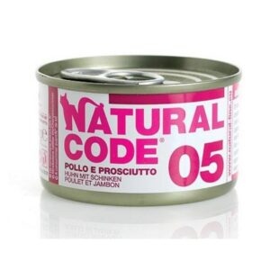 Natural code cat 05 pollo e prosciutto 85GR