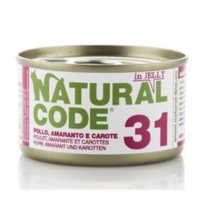 Natural code cat 31 pollo  e carote 85GR