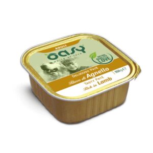 Oasy dog paté adult ricco di agnello 150GR
