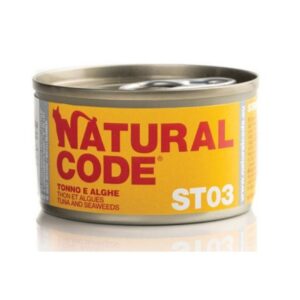 Natural code cat sterilizzato 03 tonno e alghe 85GR