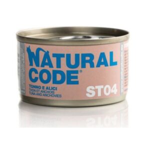Natural code cat sterilizzato 04 tonno e alici 85GR