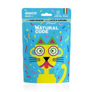 Natural code snack sterilizzati carni bianche e curcuma 60gr