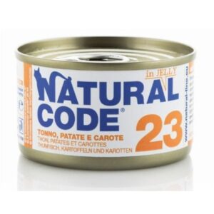 Natural code cat 23 tonno patate e carote 85GR