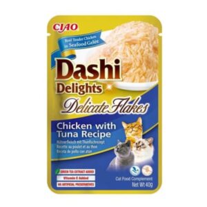 Dashi delights delicate flakes pollo con tonno 40GR