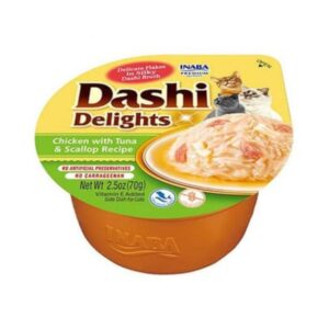Dashi delights pollo con tonno e capasanta 70GR