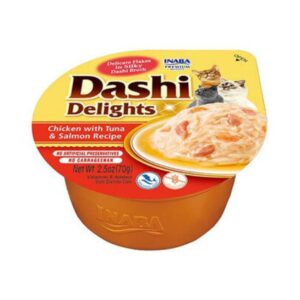 Dashi delights pollo con tonno e salmone 70GR