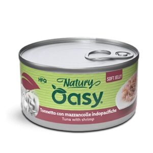 Oasy Natury soft jelly tonnetto con mazzancolle lattina 150gr