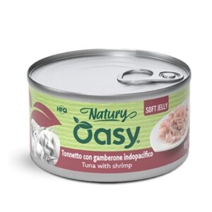 Oasy Natury soft jelly tonnetto con gamberone lattina 85gr