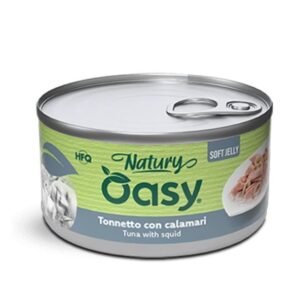 Oasy Natury soft jelly tonnetto con calamari lattina 150gr