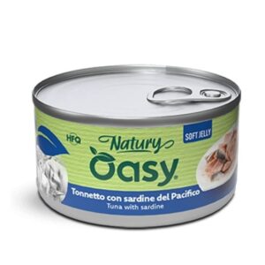 Oasy Natury soft jelly tonnetto con sardine lattina 150gr