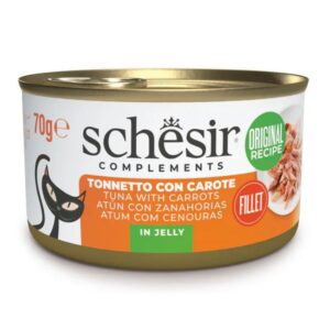 Schesir cat jelly tonnetto con carote 70GR complements