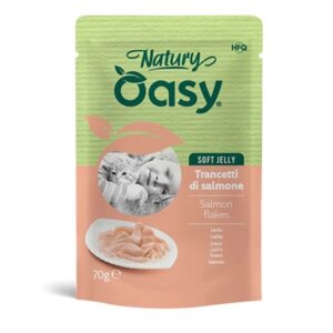 Oasy Natury busta trancetti di salmone in soft jelly 70GR