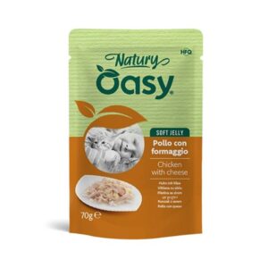 Oasy Natury busta filetto di pollo con formaggio in soft jelly 70GR