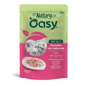 Oasy Natury busta tonnetto con salmone in soft jelly 70GR